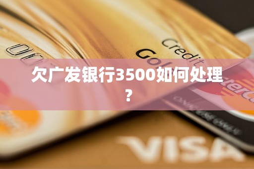 欠广发银行3500如何处理？