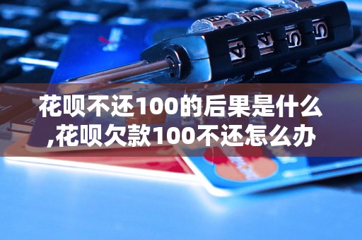 花呗不还100的后果是什么,花呗欠款100不还怎么办