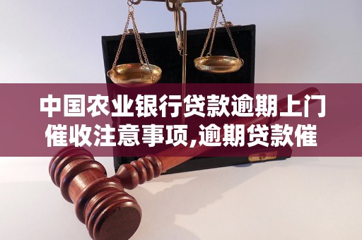 中国农业银行贷款逾期上门催收注意事项,逾期贷款催收具体流程