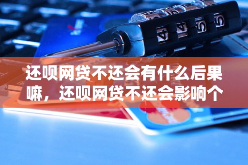 还呗网贷不还会有什么后果嘛，还呗网贷不还会影响个人信用吗