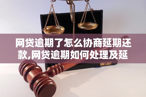 网贷逾期了怎么协商延期还款,网贷逾期如何处理及延期协商技巧