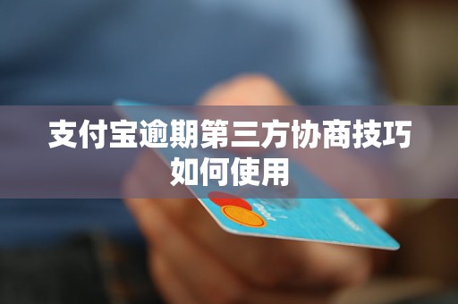 支付宝逾期第三方协商技巧如何使用