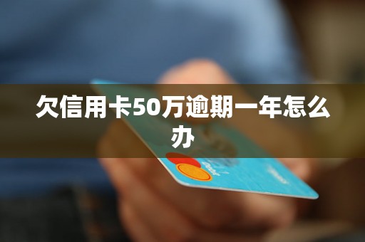 欠信用卡50万逾期一年怎么办