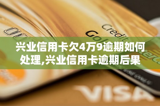 兴业信用卡欠4万9逾期如何处理,兴业信用卡逾期后果及解决方法