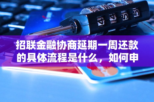 招联金融协商延期一周还款的具体流程是什么，如何申请延期还款