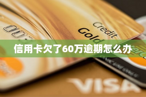 信用卡欠了60万逾期怎么办