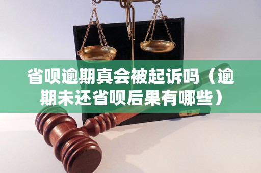 省呗逾期真会被起诉吗（逾期未还省呗后果有哪些）