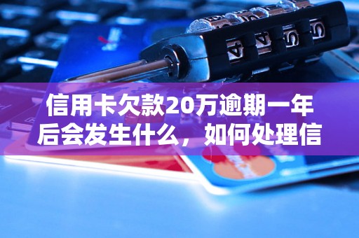 信用卡欠款20万逾期一年后会发生什么，如何处理信用卡欠款逾期问题