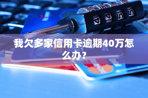 我欠多家信用卡逾期40万怎么办？