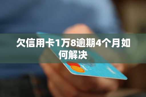 欠信用卡1万8逾期4个月如何解决