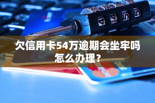 欠信用卡54万逾期会坐牢吗怎么办理？