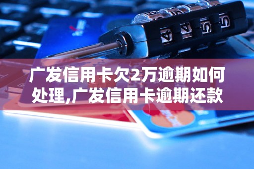 广发信用卡欠2万逾期如何处理,广发信用卡逾期还款解决办法