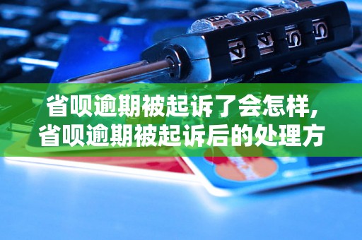 省呗逾期被起诉了会怎样,省呗逾期被起诉后的处理方式