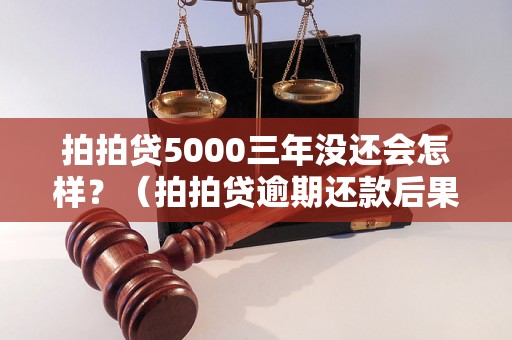 拍拍贷5000三年没还会怎样？（拍拍贷逾期还款后果解析）