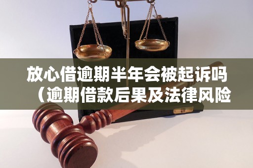 放心借逾期半年会被起诉吗（逾期借款后果及法律风险解析）