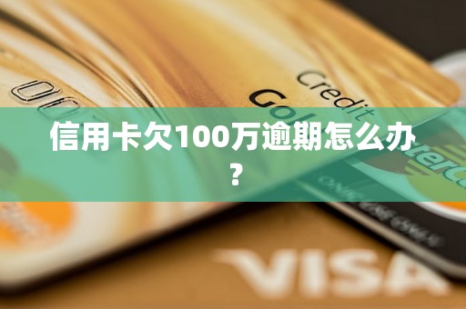 信用卡欠100万逾期怎么办？