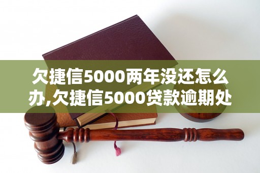 欠捷信5000两年没还怎么办,欠捷信5000贷款逾期处理方法