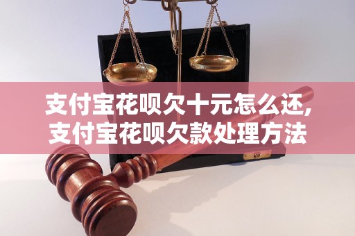 支付宝花呗欠十元怎么还,支付宝花呗欠款处理方法