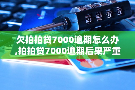 欠拍拍贷7000逾期怎么办,拍拍贷7000逾期后果严重吗