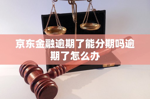 京东金融逾期了能分期吗逾期了怎么办