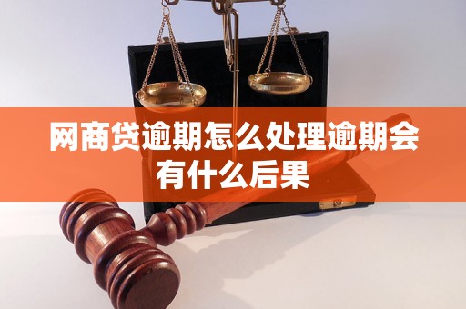 网商贷逾期怎么处理逾期会有什么后果