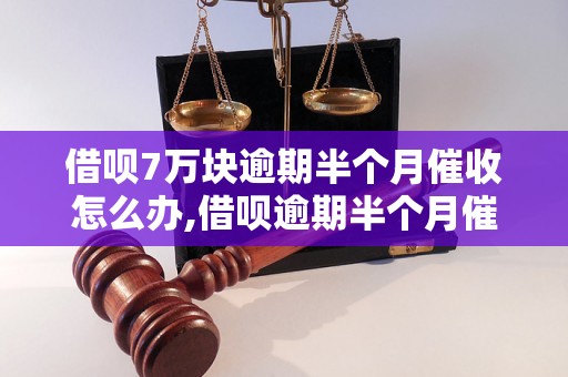 借呗7万块逾期半个月催收怎么办,借呗逾期半个月催收流程解析