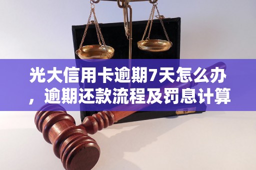 光大信用卡逾期7天怎么办，逾期还款流程及罚息计算