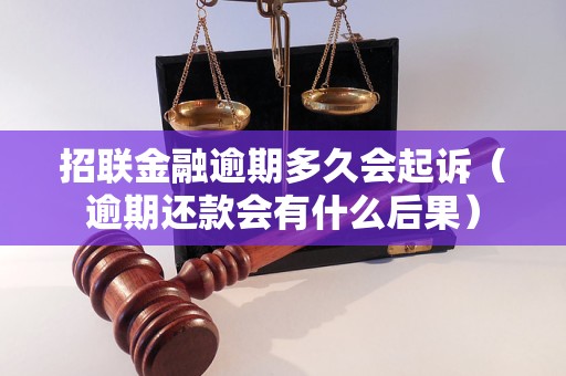 招联金融逾期多久会起诉（逾期还款会有什么后果）