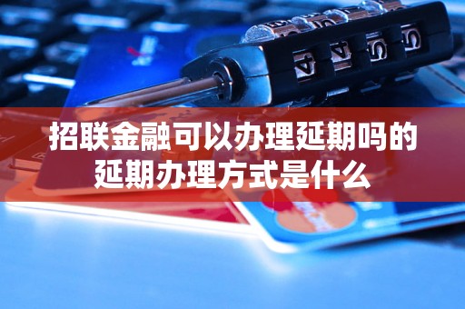 招联金融可以办理延期吗的延期办理方式是什么