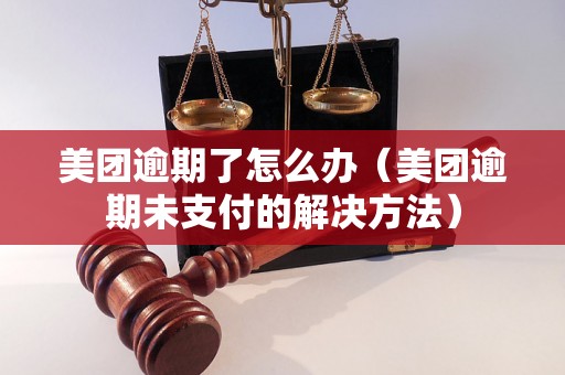 美团逾期了怎么办（美团逾期未支付的解决方法）