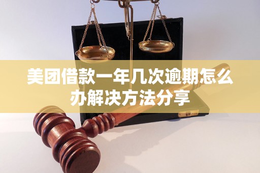 美团借款一年几次逾期怎么办解决方法分享