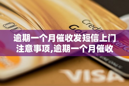 逾期一个月催收发短信上门注意事项,逾期一个月催收发短信上门流程解析