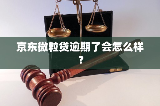 京东微粒贷逾期了会怎么样？