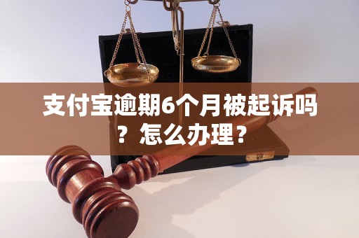 支付宝逾期6个月被起诉吗？怎么办理？