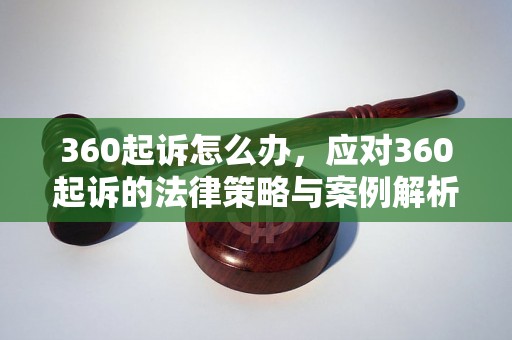 360起诉怎么办，应对360起诉的法律策略与案例解析