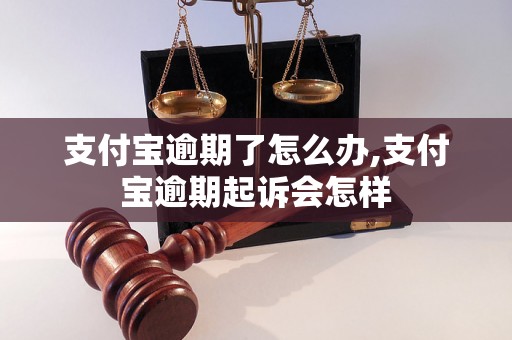 支付宝逾期了怎么办,支付宝逾期起诉会怎样