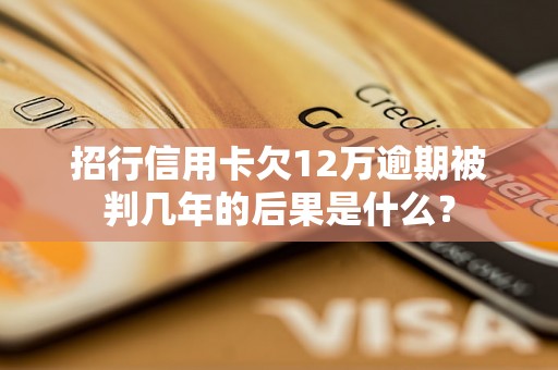 招行信用卡欠12万逾期被判几年的后果是什么？