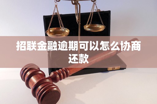 招联金融逾期可以怎么协商还款