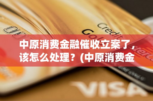 中原消费金融催收立案了，该怎么处理？(中原消费金融催收案例分析)