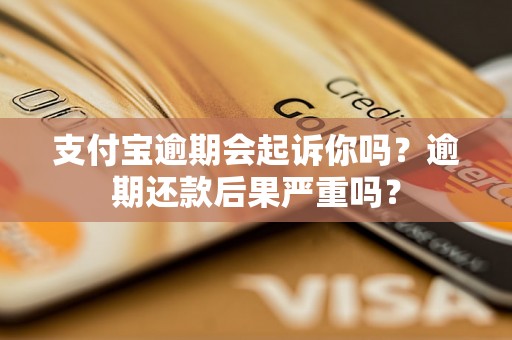 支付宝逾期会起诉你吗？逾期还款后果严重吗？