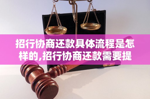 招行协商还款具体流程是怎样的,招行协商还款需要提供哪些材料