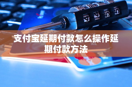 支付宝延期付款怎么操作延期付款方法