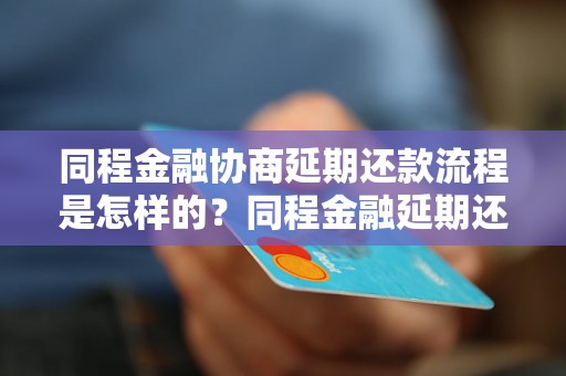 同程金融协商延期还款流程是怎样的？同程金融延期还款的条件与要求