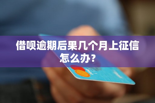 借呗逾期后果几个月上征信怎么办？