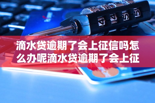 滴水贷逾期了会上征信吗怎么办呢滴水贷逾期了会上征信吗怎么办呢