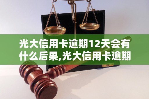 光大信用卡逾期12天会有什么后果,光大信用卡逾期费用怎么算