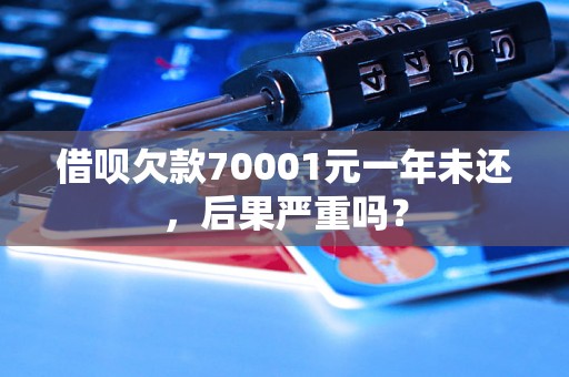 借呗欠款70001元一年未还，后果严重吗？