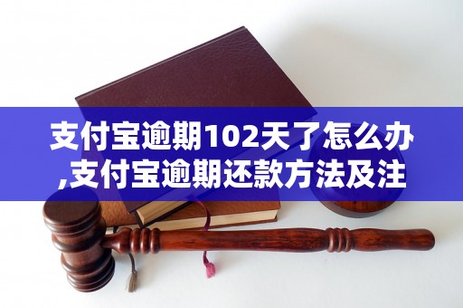 支付宝逾期102天了怎么办,支付宝逾期还款方法及注意事项