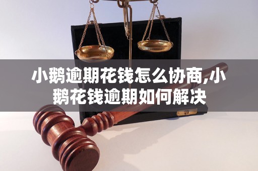 小鹅逾期花钱怎么协商,小鹅花钱逾期如何解决