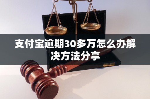 支付宝逾期30多万怎么办解决方法分享